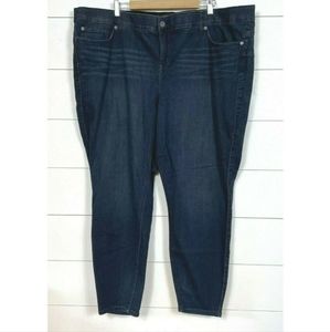 Torrid Plus Size 28R 28 Bombshell Skinny Jeans Premium Stretch Dark Wash